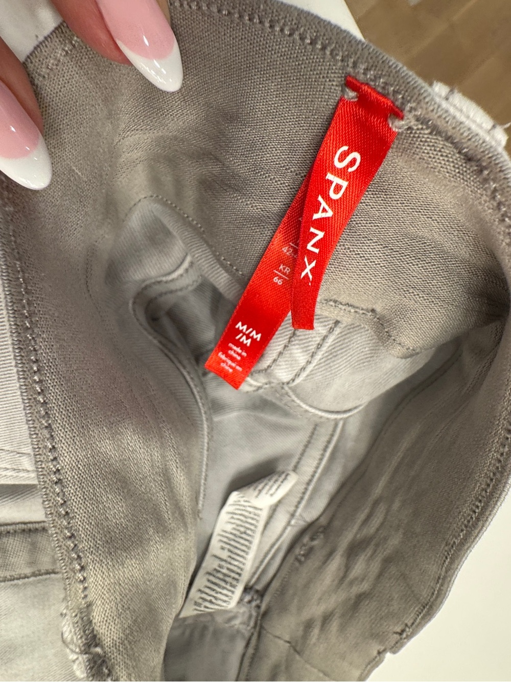 SPANX Slate grey High-Rise Utility Shorts 6” - Picture 4 of 10